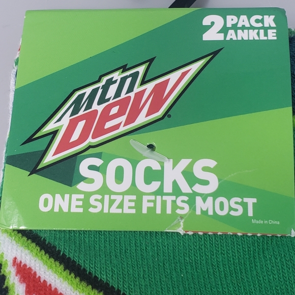 Mountain Dew Novelty Socks (2-Pair) - Picture 2 of 11